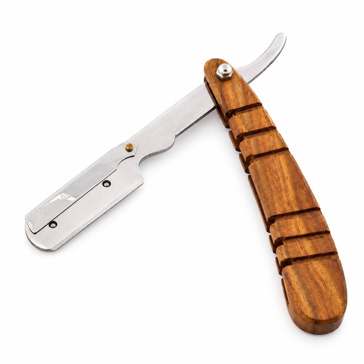 Grooved Wood shavette razor, SB-RZ-002