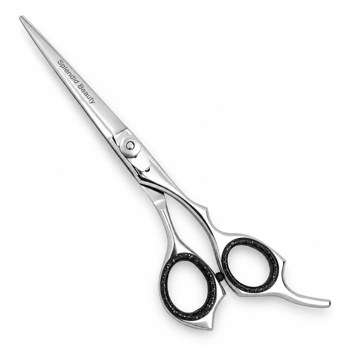 Precision Line Curve Black Glitter scissors, SB-SC-034